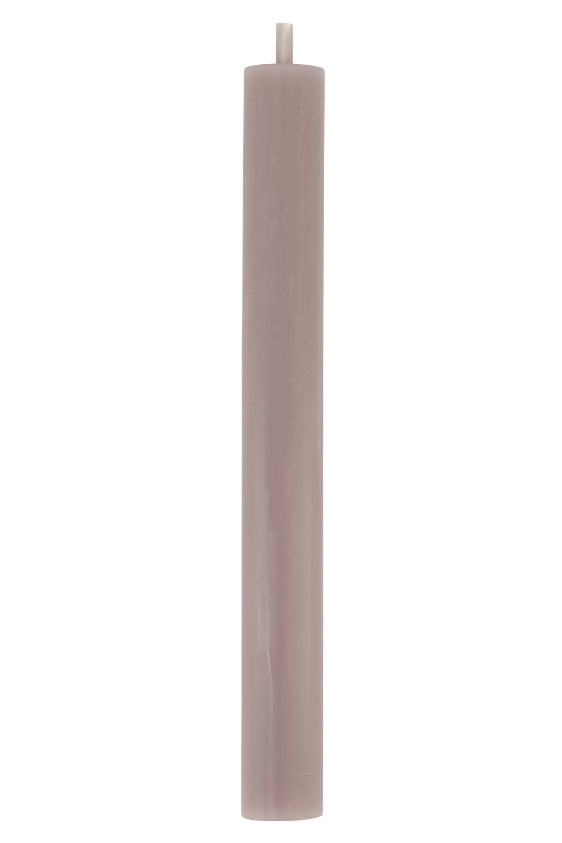 New 4 rustieke kaarsen 20cm kleur warm grijs Kaarsen