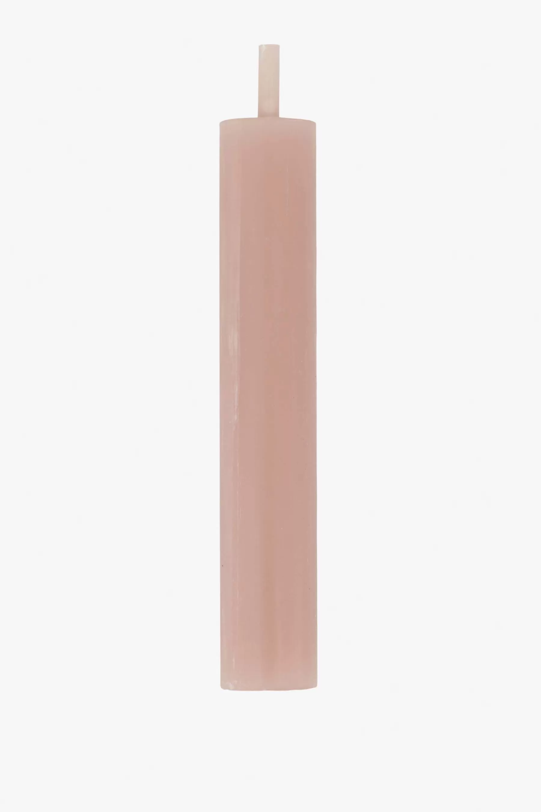 Hot 4 rustieke kaarsjes 12cm terra Kaarsen