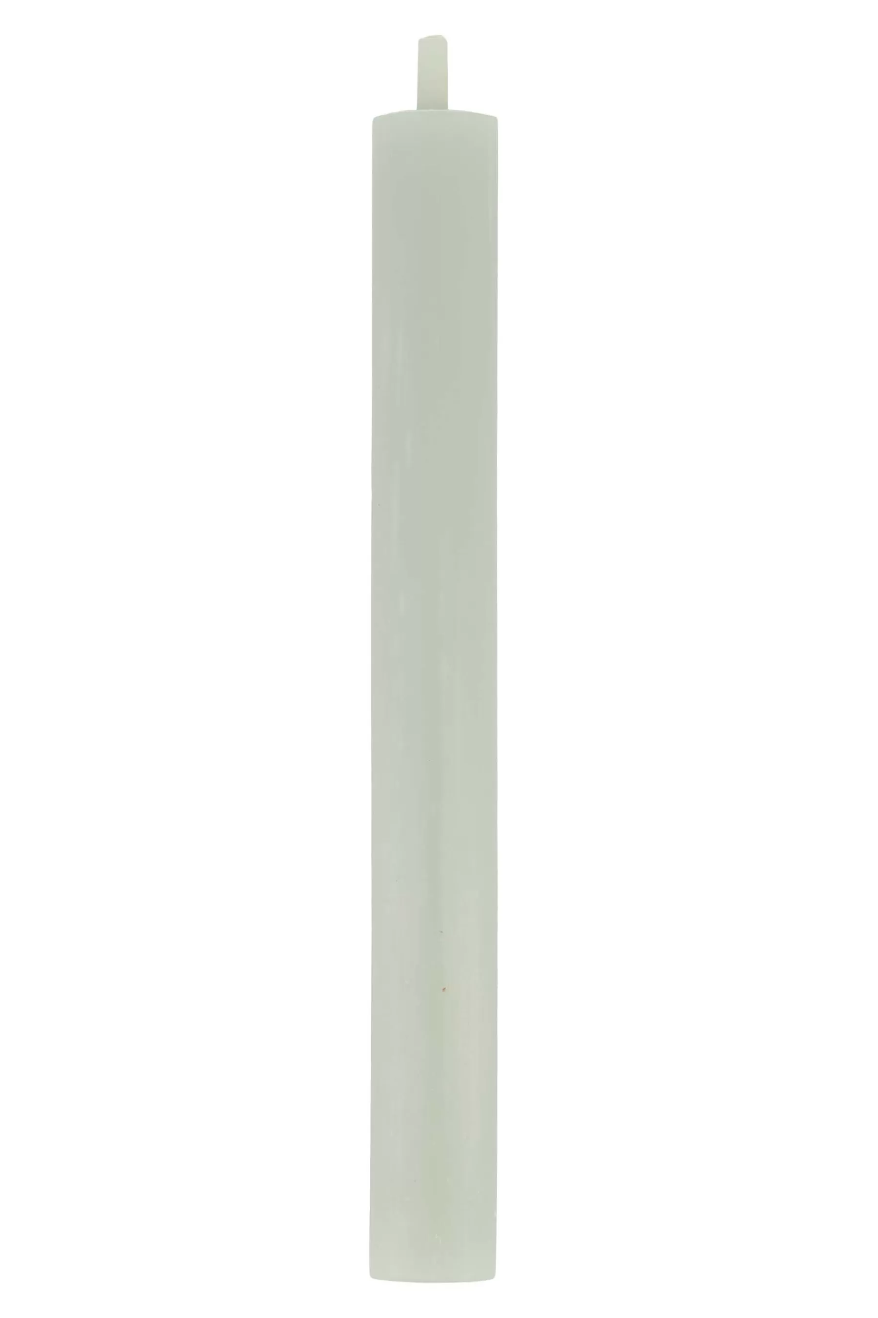 Store 4 rustieke kaarsjes 20 cm saliegroen Kaarsen