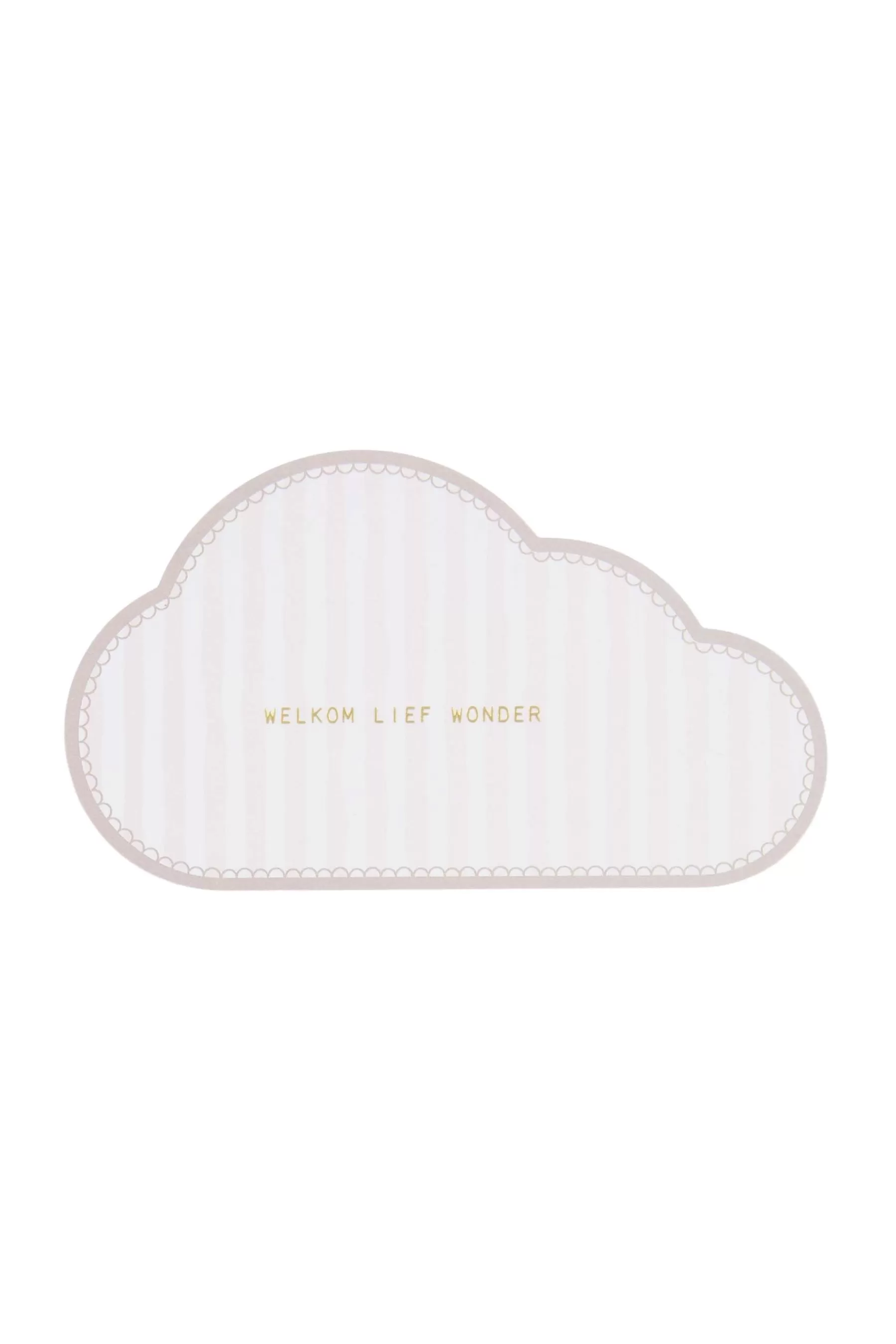 Cheap ansichtkaart wolk welkom Kaartjes