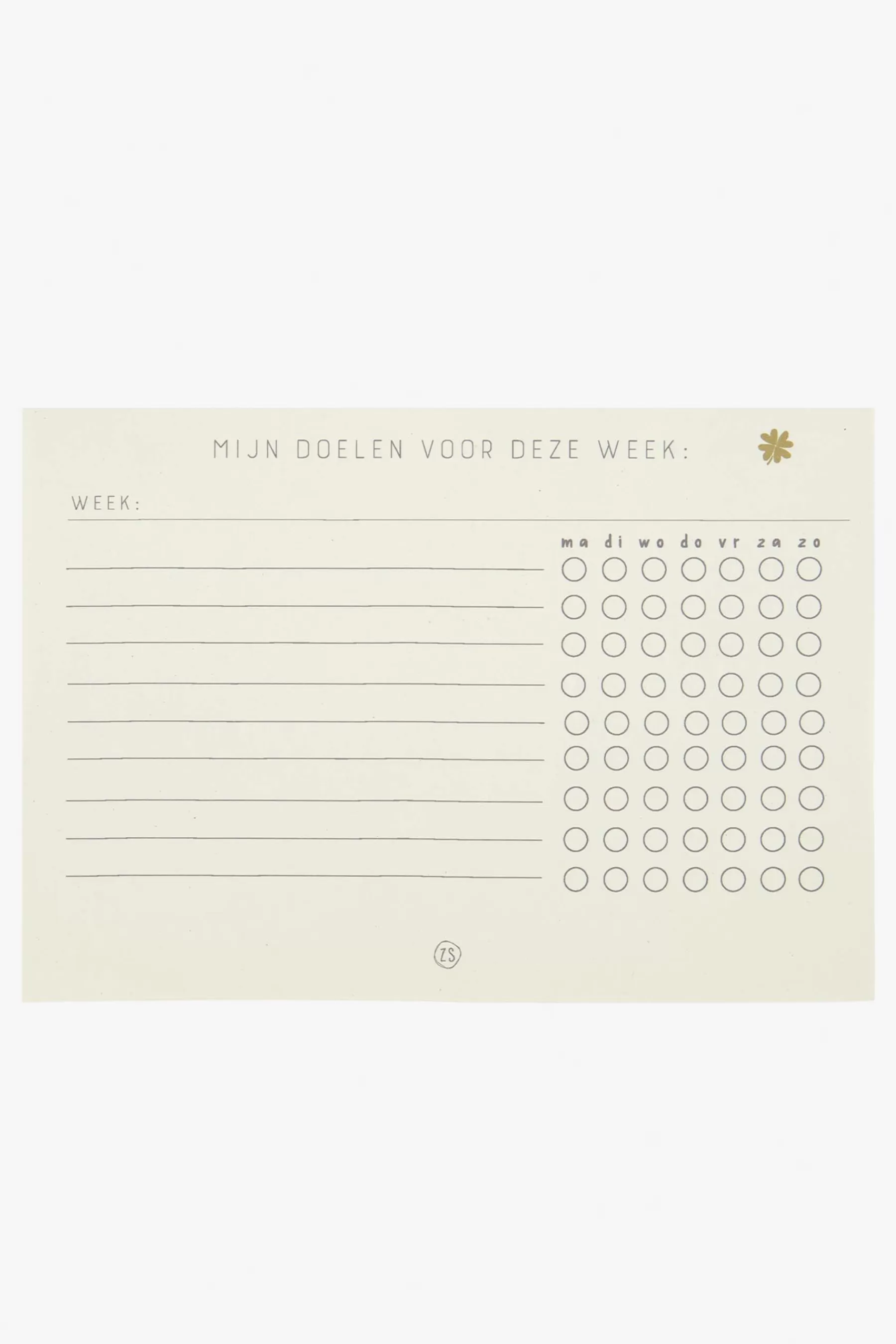Store doelenboekje Planners