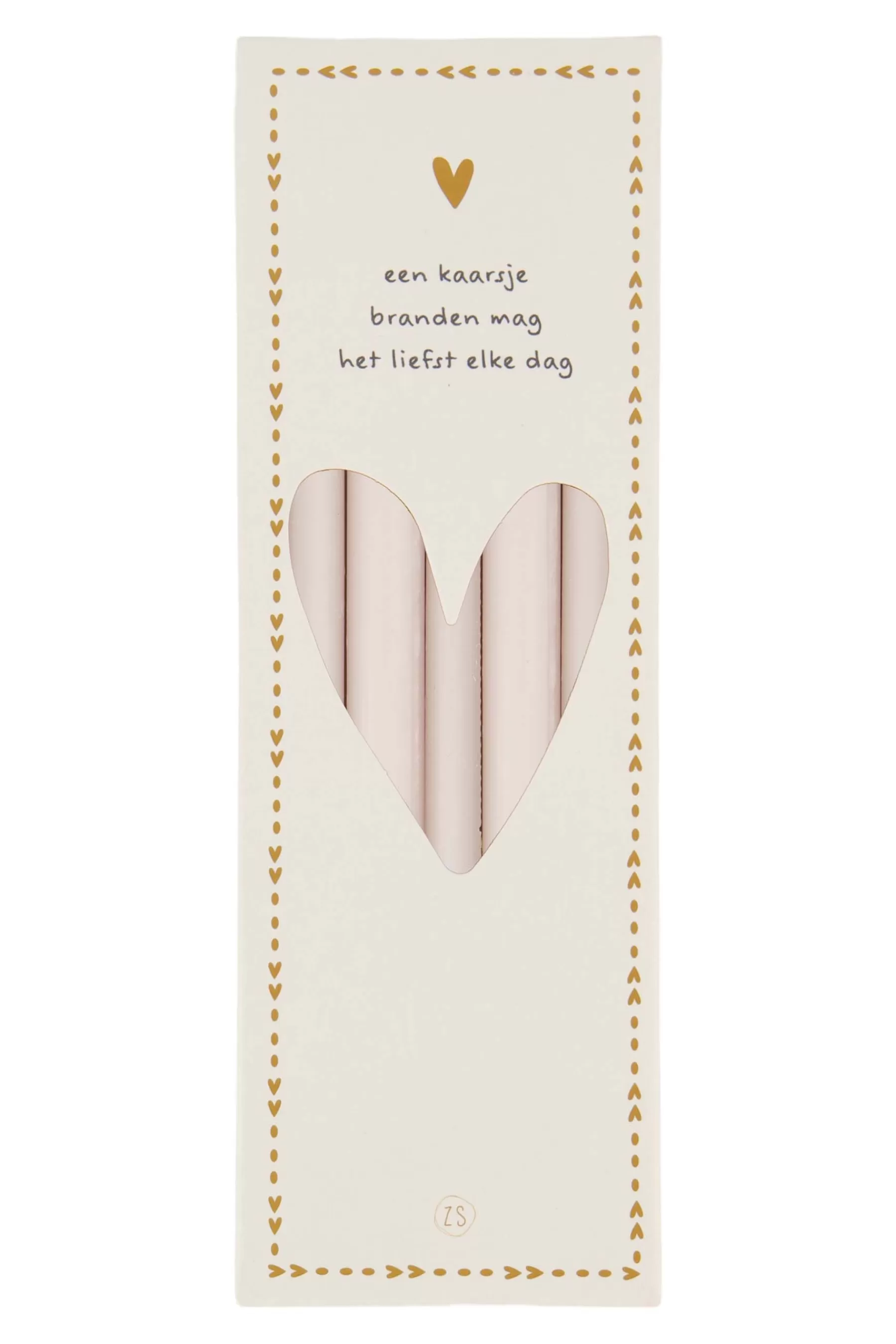 Cheap doosje met 10 smalle kaarsjes 17cm off white Kaarsen