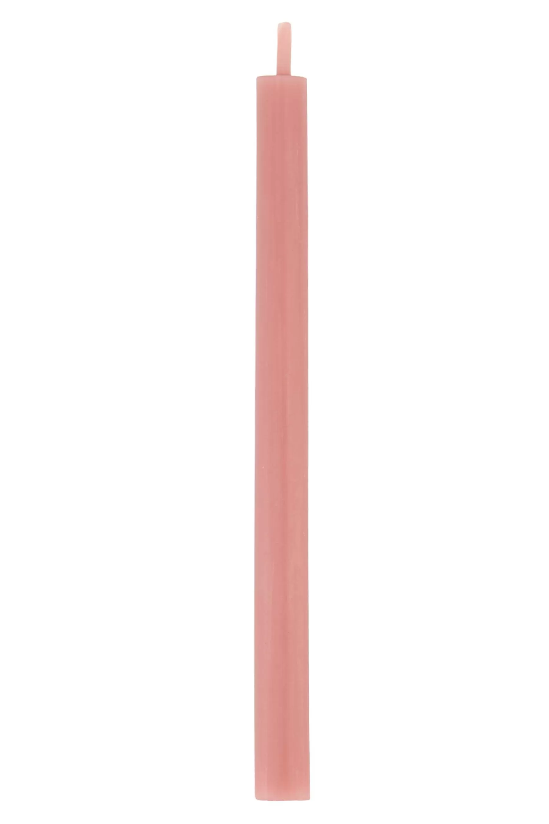 Online doosje met 10 smalle kaarsjes 17cm roze rood Kaarsen
