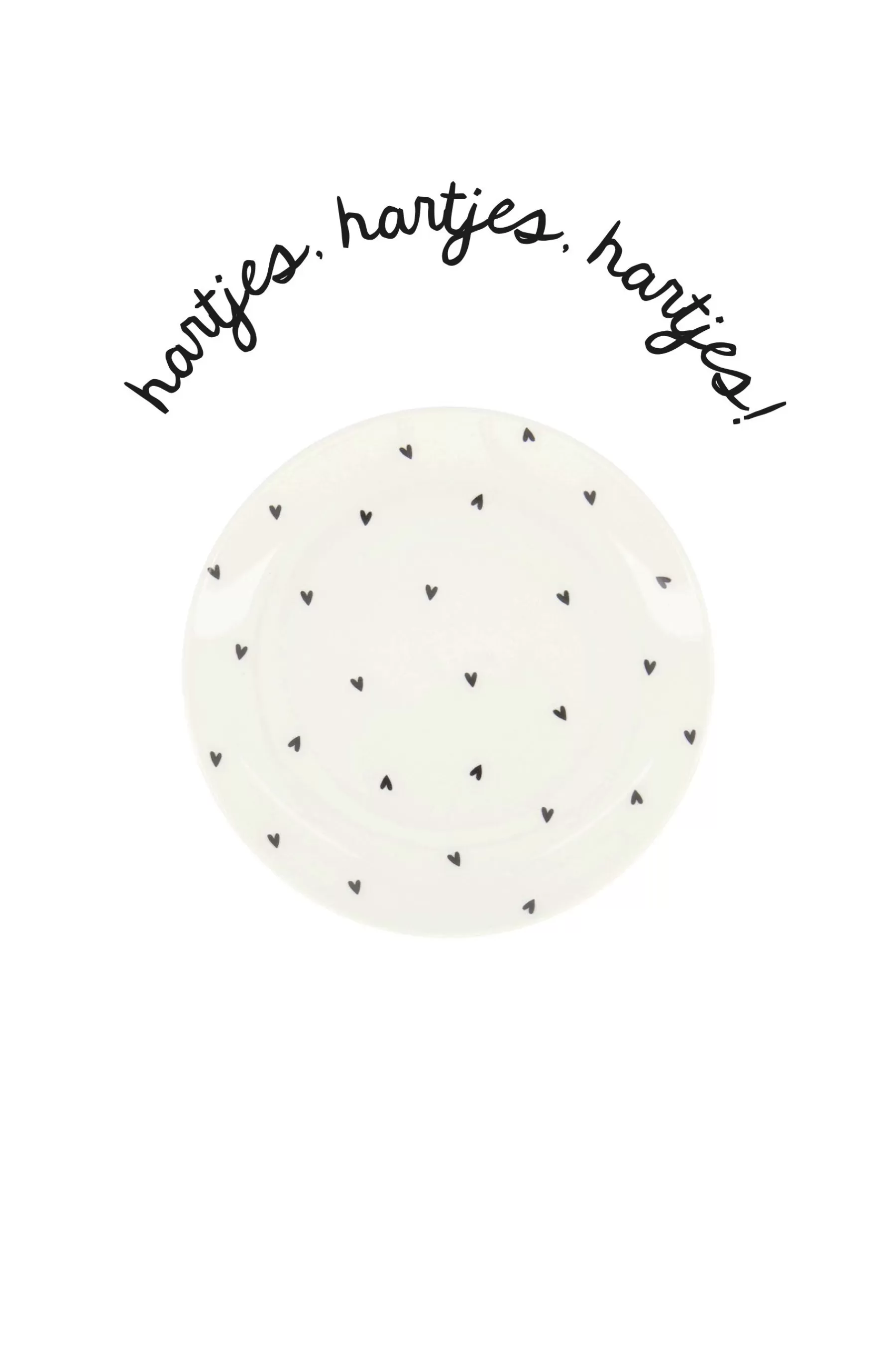 Cheap gebaksbordje hartjes Servies