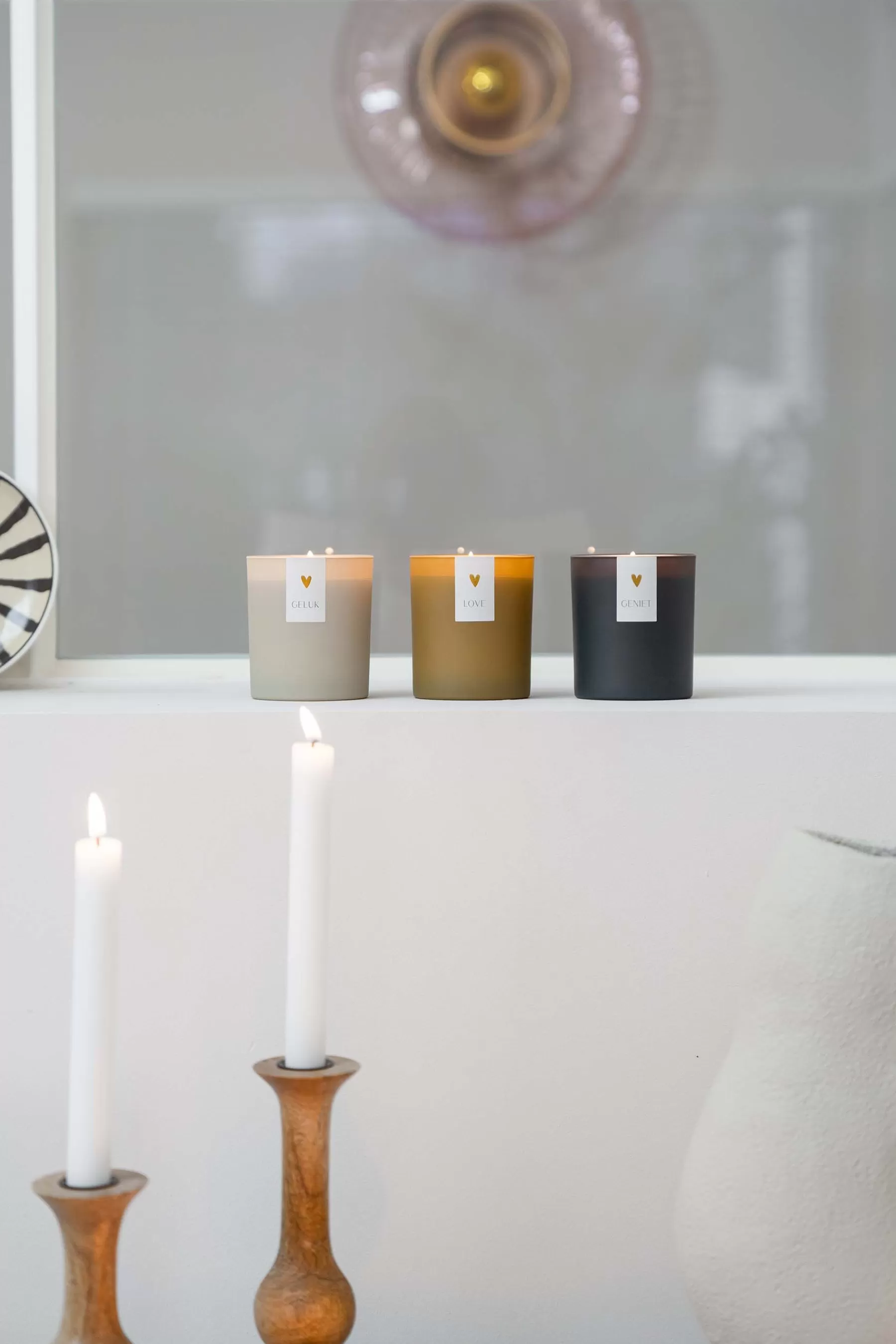Flash Sale geurkaars in doosje bamboe jij bent prachtig Geurkaarsen