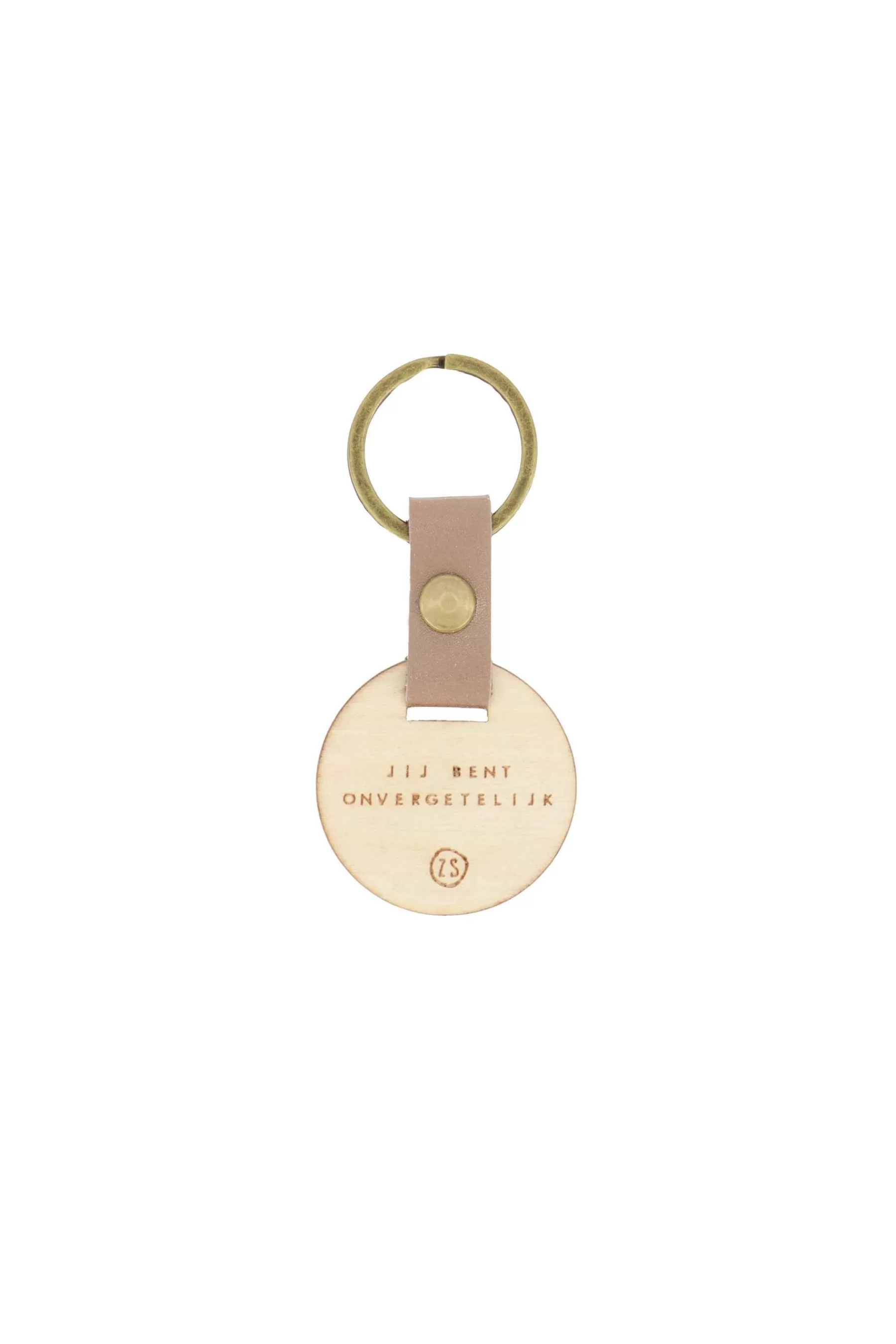 Shop Het Vergeten Kind sleutelhanger jij bent onvergetelijk hout Accessoires & Sleutelhangers