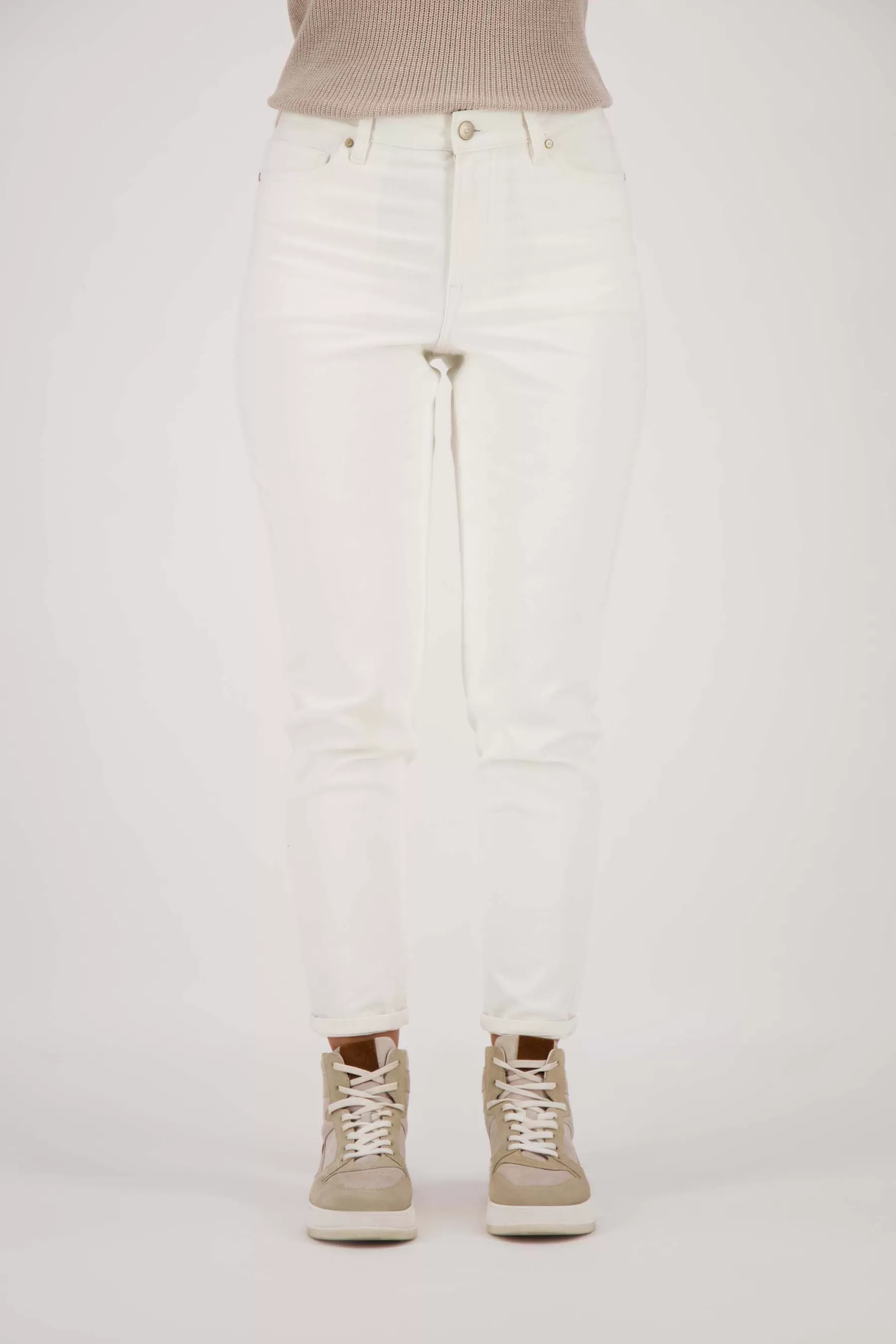 Cheap high waist jeans off white Broeken & Jeans