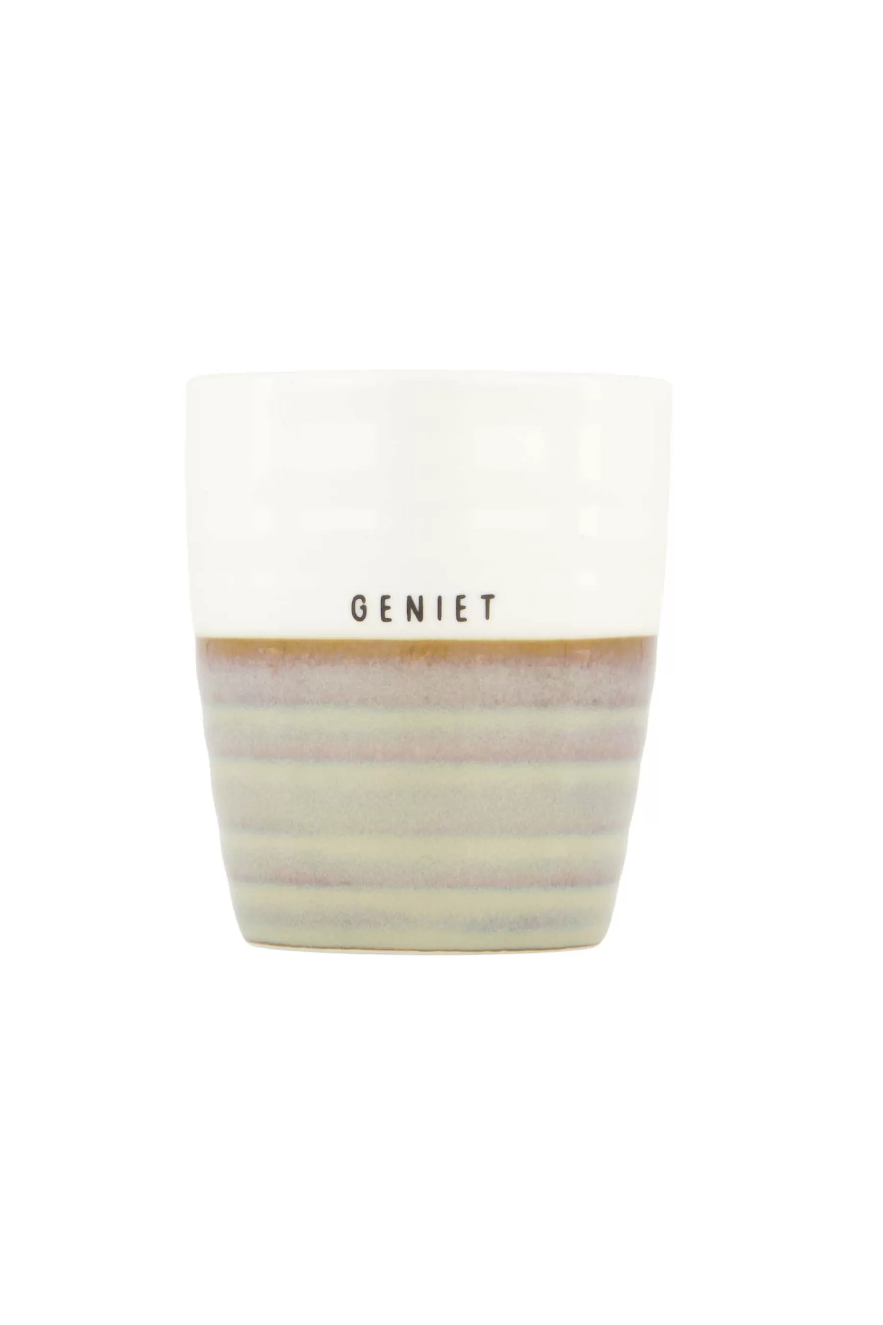 Online koffiemok geniet Servies