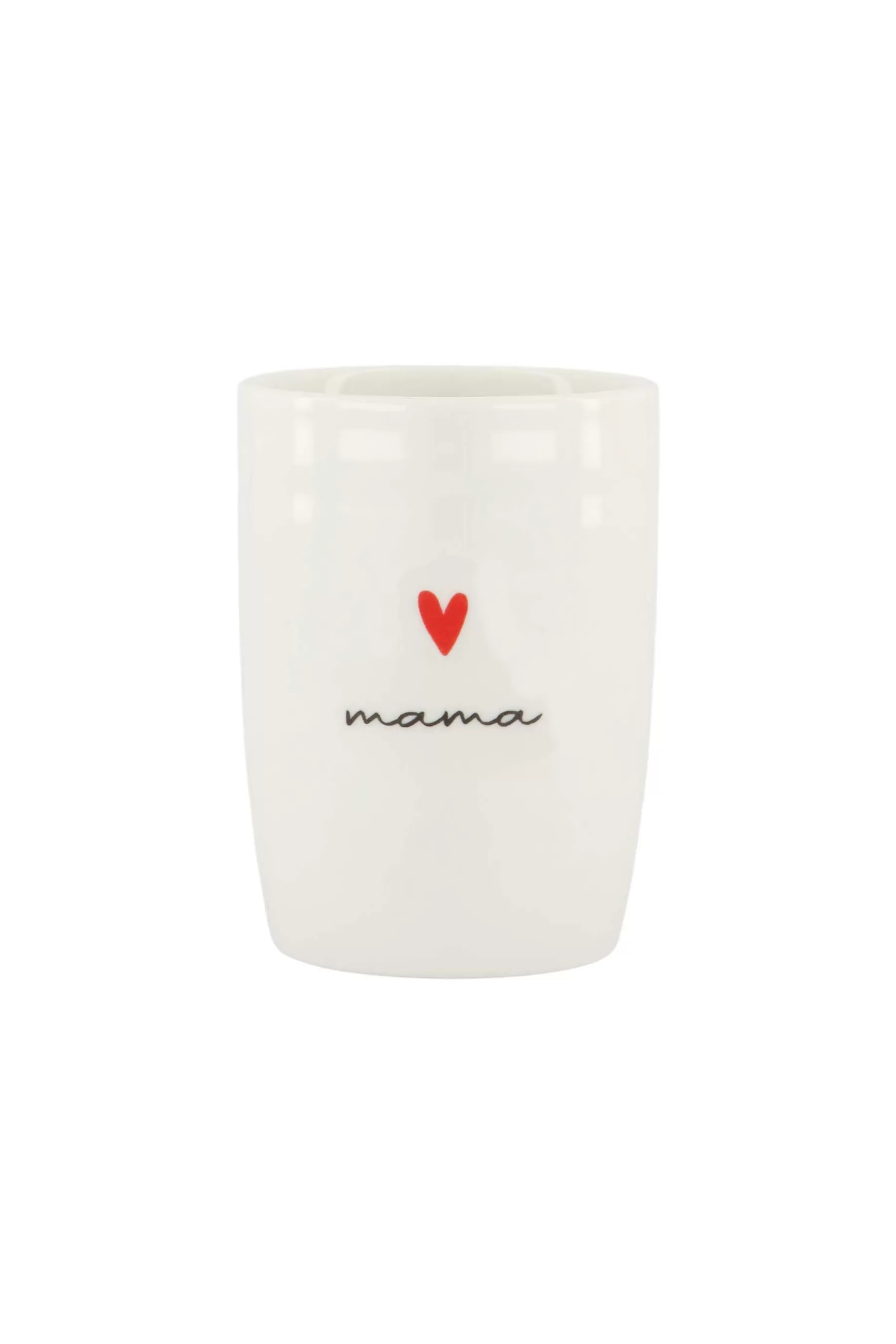 Sale koffiemok rood hartje mama Servies