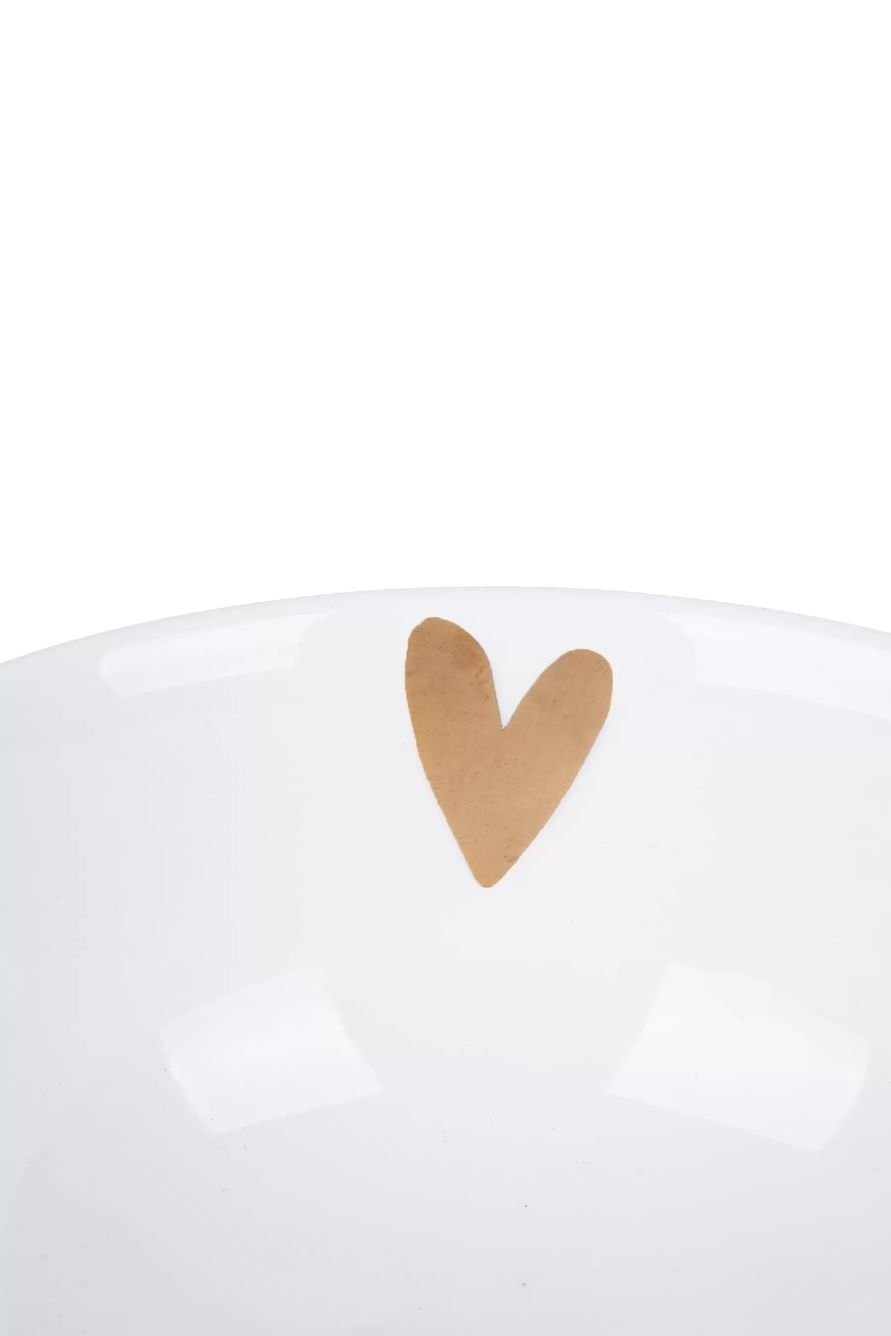 Discount kom hartje wit Servies