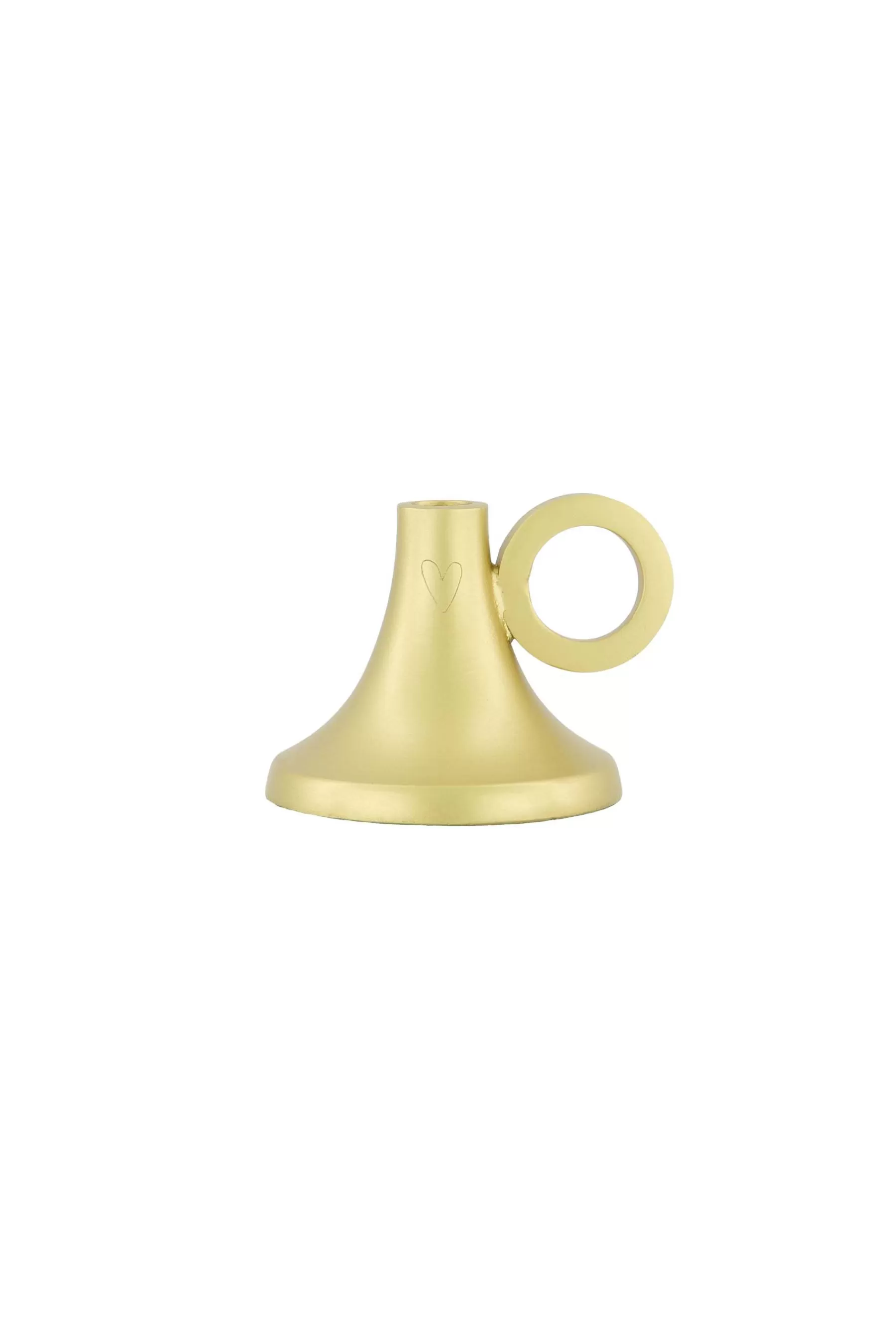 Store metalen kandelaartje met oor Kaarsen | Kaarsenhouders