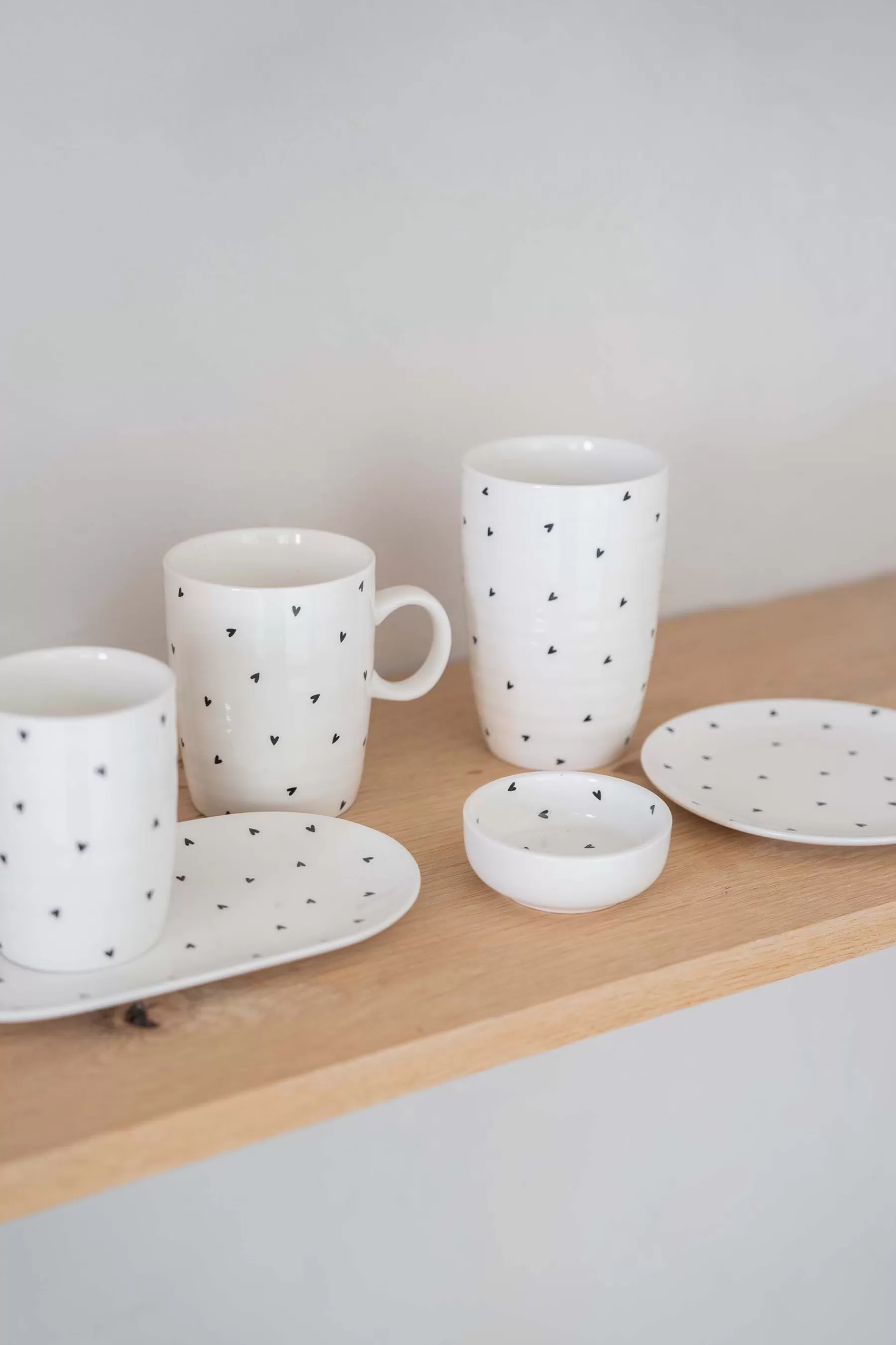 Outlet mok L hartjes Servies