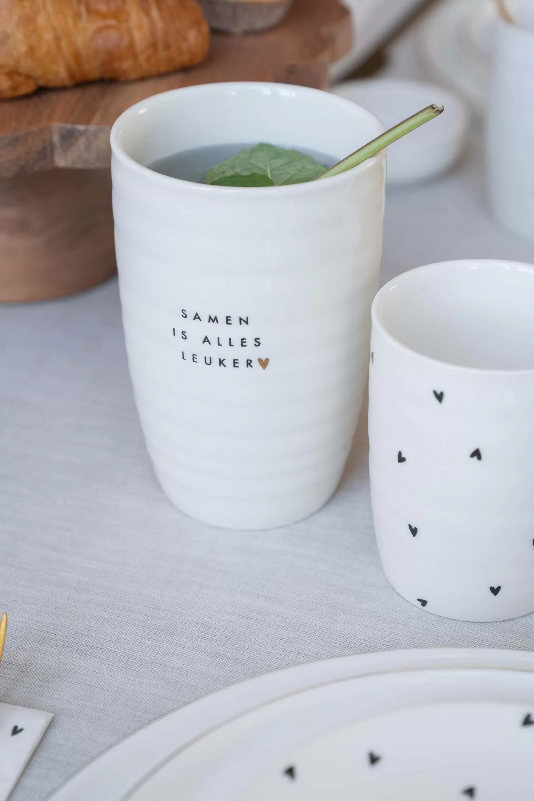 Clearance mok L samen is alles leuker Servies