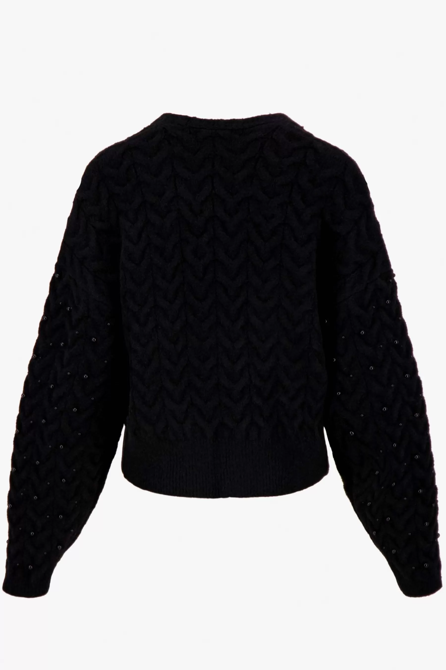 Best openvallend vest met kraaltjes Vesten