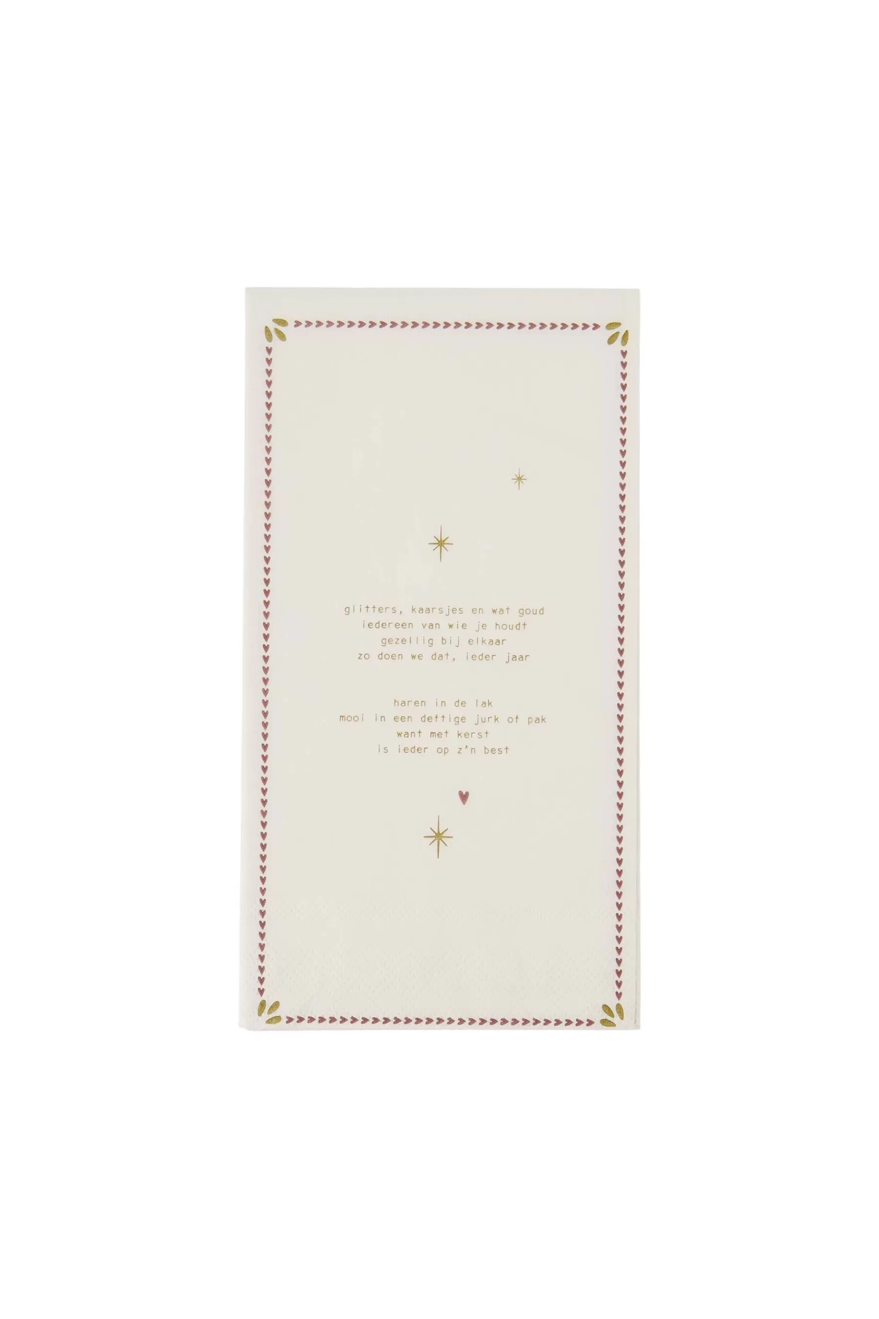 Shop servetten gedicht/mistletoe 11x20cm Servetten