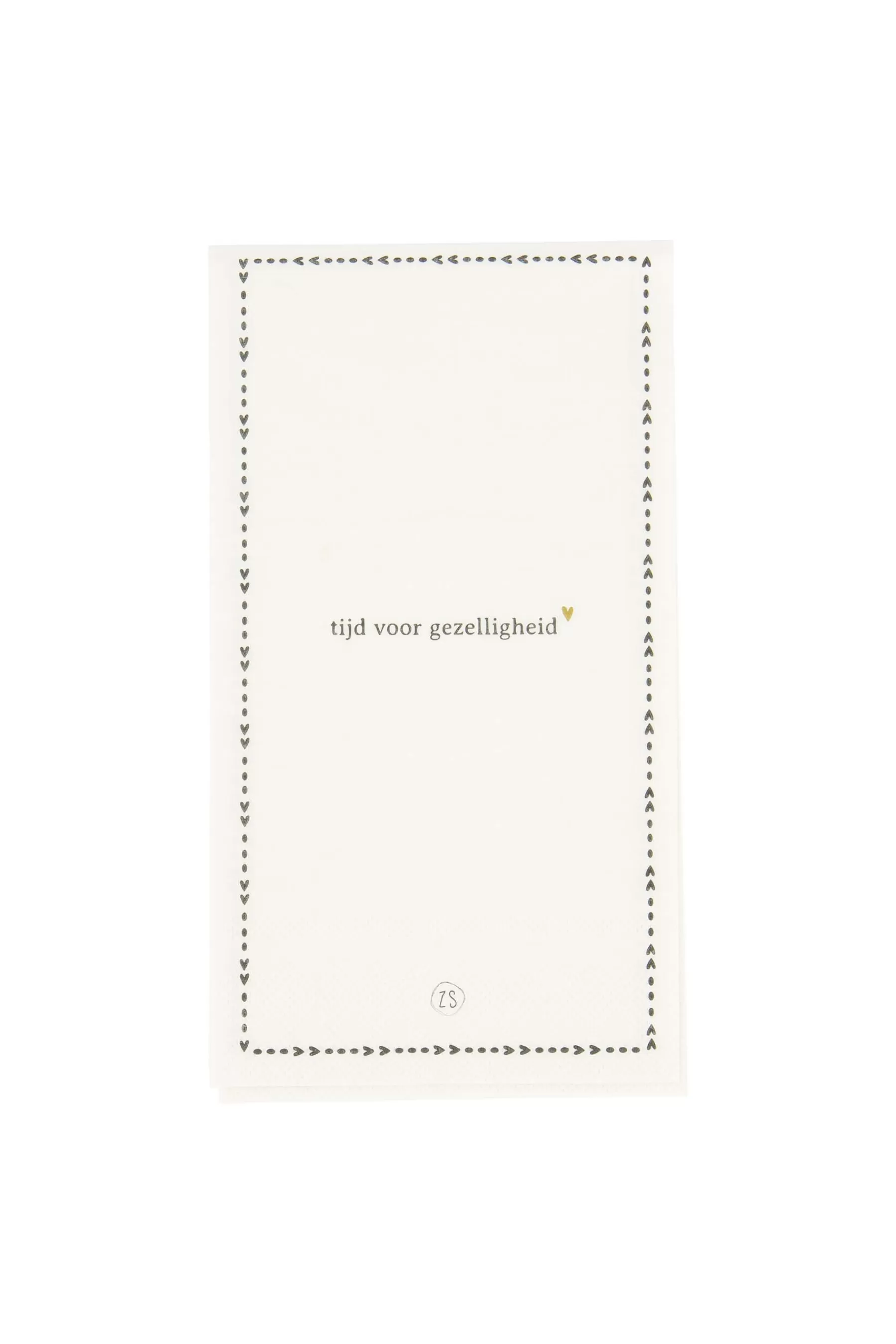 Outlet servetten gezelligheid 11x20cm Servetten