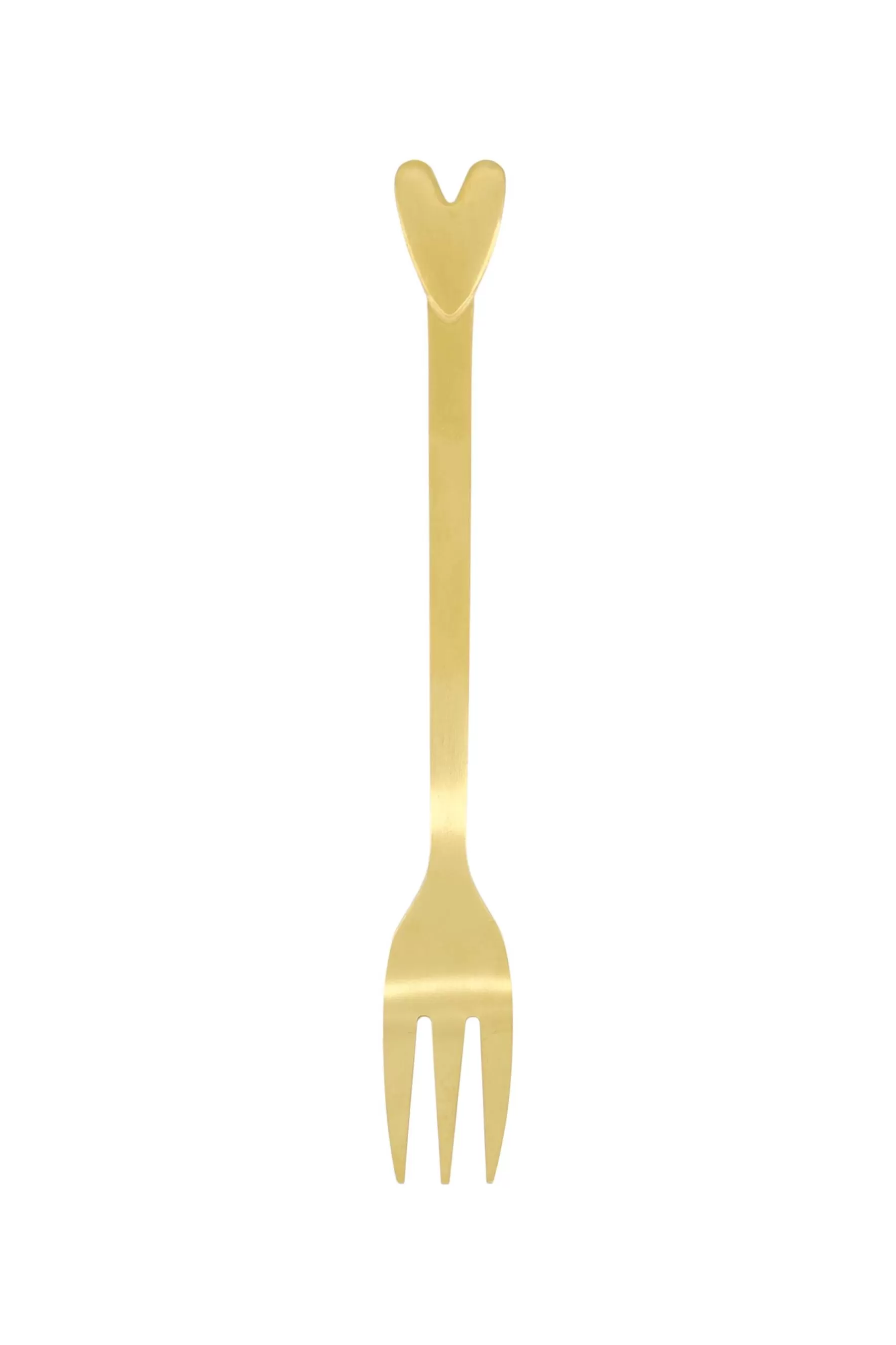 Cheap set van 4 vorkjes hartje Bestek