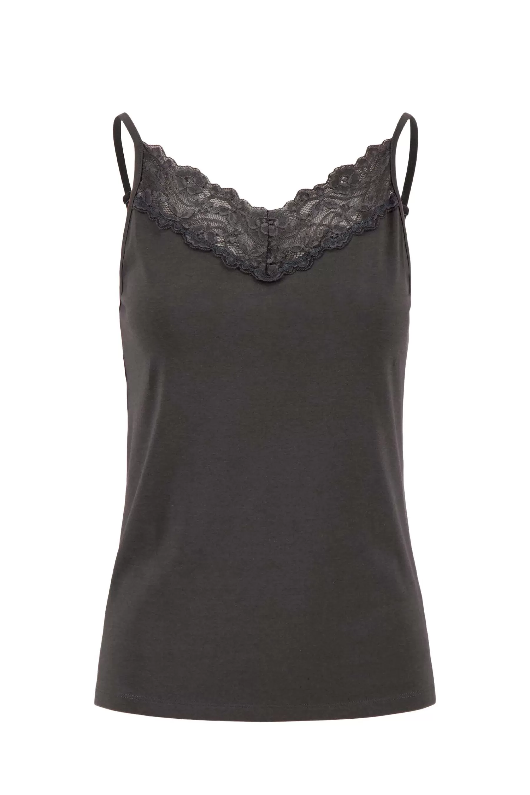 Best spaghetti top met kant Tops