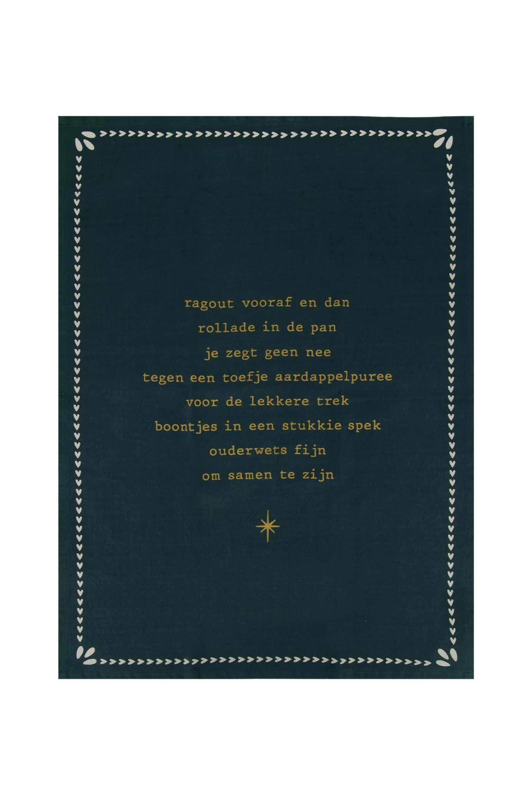 Discount theedoek gedicht Keukentextiel