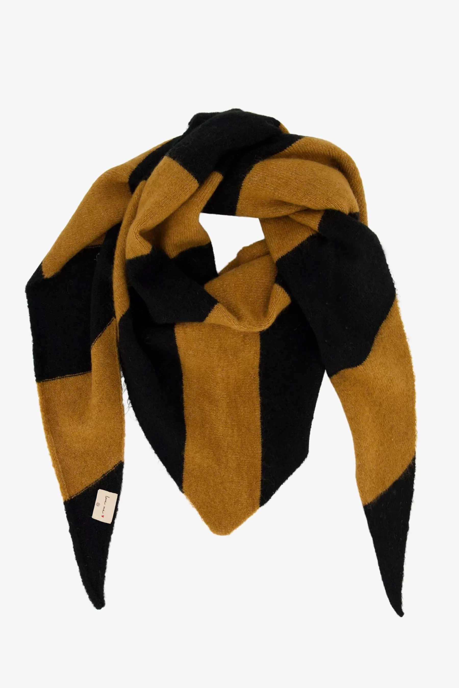 New triangle sjaal met streep Sjaals & Accessoires