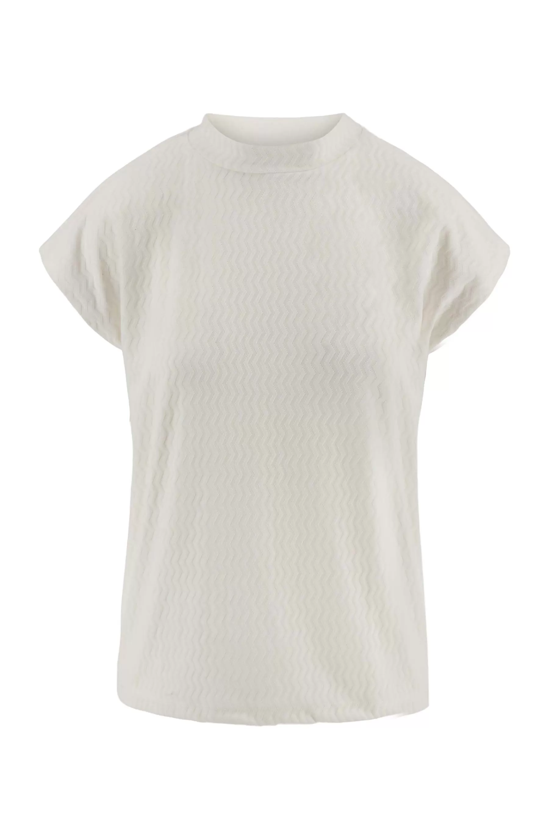 Store turtle top met structuur Tops