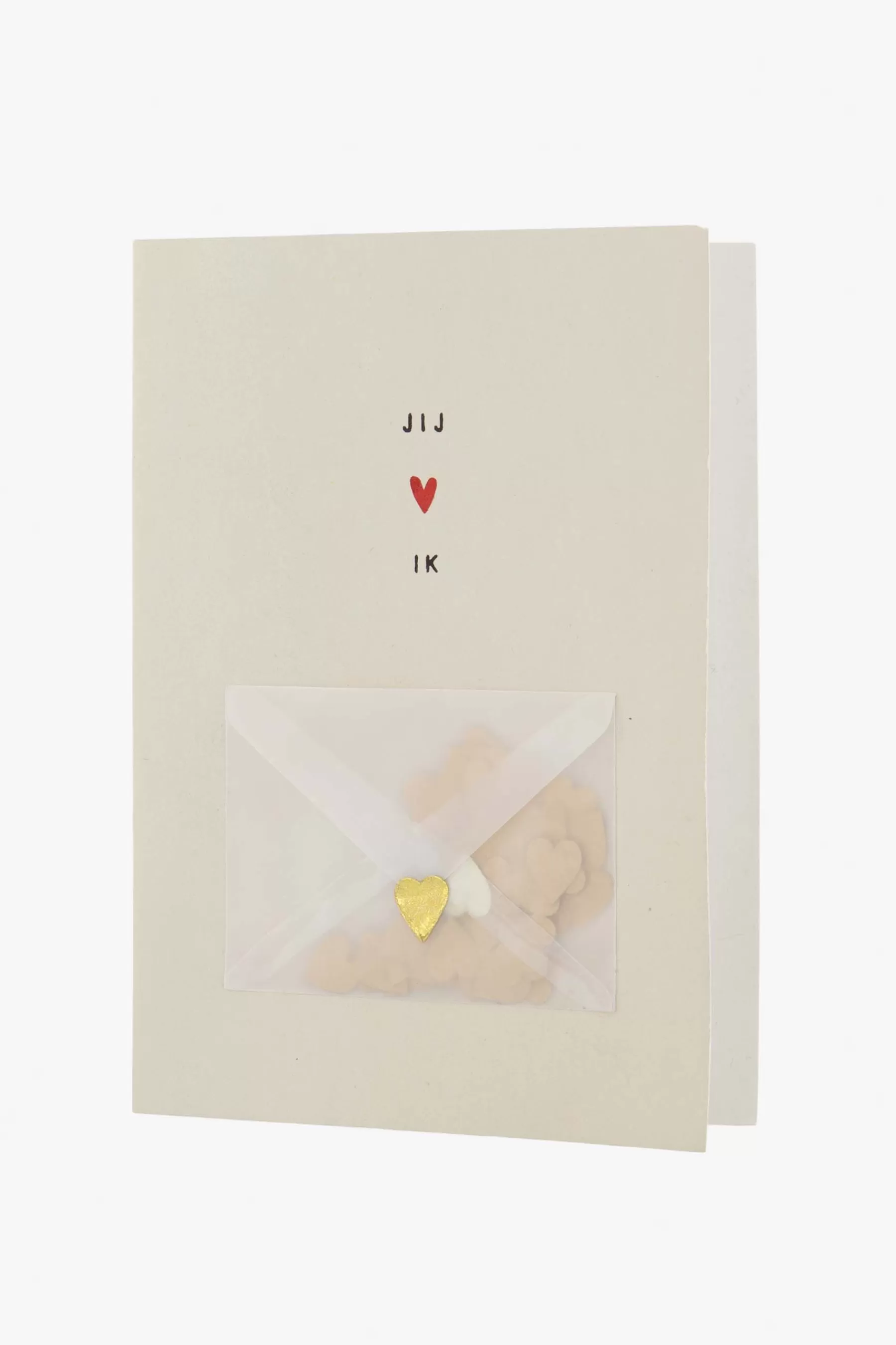 Store wenskaart met envelopje jij & ik Kaartjes